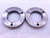 3.1416 12 N BUTT BUTTRESS THREAD RING GAGES GO NO GO P.D.'S = 3.0860 & 3.0810 - DW42366AC6