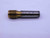 3/8 24 UNF 3B TiN COATED THREAD PLUG GAGE .375 .3750 NO GO ONLY P.D. = .3516 - DW42402LVR