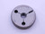 NEW 1/4 18 NPSM VERMONT PIPE THREAD RING GAGE .25 NO GO ONLY P.D. = .4859 2A - DW42436VTGB
