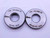 NEW 7/8 18 UNS 2A SOLID THREAD RING GAGES .875 GO NO GO P.D.'S = .8375 & .8328 - DW42498MSAF