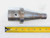 NMTB40 MORSE TAPER #2 TOOL HOLDER STUB 2 3/8 PROJ. MT2 TANG CROSS-PIN THRU HOLE - JG5531BJ6