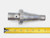 NMTB40 MORSE TAPER #2 TOOL HOLDER STUB 2 3/8 PROJ. MT2 TANG CROSS-PIN THRU HOLE - JG5536BJ6
