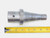 NMTB40 MORSE TAPER #2 TOOL HOLDER STUB 2 3/8 PROJ. MT2 TANG CROSS-PIN THRU HOLE - JG5543BJ6