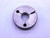 NEW 7/8 12 UN 2A VERMONT THREAD RING GAGE .875 .8750 NO GO ONLY P.D. = .8137 - DW42583VTGB