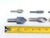 6pc LOT OF 90 DEGREE HSS COUNTERSINKS SIZES INCLUDE 1", 1/2, 3/4, 5/16, 3/8 DIA - JG5799CH5