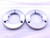 3 3/4 12 UN 2A THREAD RING GAGES 3.75 3.750 GO NO GO P.D.'S = 3.6940 & 3.6876 - DW42663BY6
