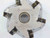 WALTER 80mm O.D. FACE MILL F4030.B27.080.Z06.02 27mm PILOT 6 POCKETS P23696-2.0 - JG6210BL5