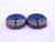 8 40 NS 3 THREAD RING GAGES #8 .164 .1640 GO NO GO P.D.'S = .1478 & .1461 CHECK - DW42986BW6