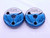 3/8 16 UNF 2A LEFT HAND THREAD RING GAGES .375 GO NO GO P.D.'S = .3331 & .3287 - DW42990BW6