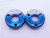 M27 X .75 6g METRIC THREAD RING GAGES 27 0.75 GO NO GO P.D.'S = 26.491 & 26.379 - DW42991BW6