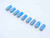 9PCS NEW BEAVERTON DA200 COLLET SET 1/8 - 3/8 IN 1/32 INCREMENTS 200DAS000SET2 - JG6452MJT