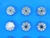 23PCS NEW BEAVERTON ER32 COLLET SET 1/8 - 13/16 IN 1/32 INCREMENTS 32ERS000SET2