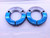 3" 12 UN 2A THREAD RING GAGES 3.0 3.00 3.000 GO NO GO P.D.'S = 2.9440 & 2.9377 - DW43158SLW