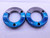 3" 12 UN 2A THREAD RING GAGES 3.0 3.00 3.000 GO NO GO P.D.'S = 2.9440 & 2.9377 - DW43159SLW