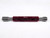 NEW 7/16 14 UNC 2B THREAD PLUG GAGE .4375 GO NO GO P.D.'S= .3911 & .3972 TOOLING