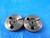 5 40 NC 1 LEFT HAND THREAD RING GAGES #5 .125 GO NO GO P.D.'S = .1078 & .1044 LH