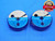 12 28 UNF 3A THREAD RING GAGES #12 .216 .2160 GO NO GO P.D.'S = .1928 & .1904 - CH1290LI