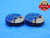 12 28 UNF 3A THREAD RING GAGES #12 .216 .2160 GO NO GO P.D.'S = .1928 & .1904 - CH1290LI