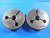 5/16 24 NF 2 THREAD RING GAGES .3125 GO NO GO P.D.'S = .2854 & .2821 QUALITY