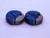 3 48 UNC 3A THREAD RING GAGES #3 .099 .0990 GO NO GO P.D.'S = .0855 & .0838 - NG0054BU