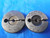 6 40 NF 2 THREAD RING GAGES #6 .138 GO NO GO P.D.'S = .1218 & .1194 INSPECTION