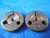 5 40 NC 3 THREAD RING GAGES #5 .125 GO NO GO P.D.'S = .1088 & .1071 QUALITY TOOL