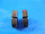 8 36 NF 2 THREAD RING GAGES #8 .164 GO NO GO P.D.'S = .1460 & .1435 MACHINE TOOL
