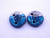 8 32 UNC 2A THREAD RING GAGES #8 .164 .1640 GO NO GO P.D.'S = .1428 & .1399 - NG0281BU