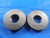 9/16 32 NS 1 THREAD RING GAGES .5625 GO NO GO P.D.'S = .5411 & .5360 QUALITY