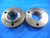 2 1/8 3 1/2 LEFT HAND MOD ACME THREAD RING GAGES 2.125 GO NO GO 1.9822 & 1.9512
