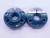 1" 8 UNC 2A THREAD RING GAGES 1.0 1.00 1.000 GO NO GO P.D.'S = .9168 & .9100 - NG1393IP