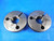 25/32 24 NS THREAD RING GAGES .78125 GO NO GO P.D.'S = .7542 & .7507 INSPECTION