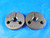 1/2 27 THREAD RING GAGES .5 GO NO GO PD'S = .4744 & .4693 INSPECTION TOOL 1/2-27
