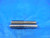 3/8 24 UNF 3A SET THREAD PLUG GAGE .375 GO NO  GO P.D.'S = .3479 & .3450 3/8-24