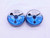 12 24 UNC 2A THREAD RING GAGES #12 .216 .2160 GO NO GO P.D.'S = .1879 & .1845 - 12242AR1