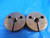 27/32 24 NS 2 THREAD RING GAGES .8437 GO NO GO P.D.'S = .8166 & .8121 QUALITY