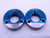 M45 X 1.5 6g METRIC THREAD RING GAGES 45 GO NO GO P.D.'S = 43.994 & 43.844 CHECK - CH1570MW