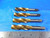 4 PCS LOT OF VERMONT 1/2 20 NF HS GH7 & GH3 TiN COATED 3 FLUTE SPIRAL FLUTE TAPS