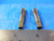 2 PCS LOT OF HANSON WHITNEY & HW CO. 1/8 27 NPTF HSG 60025 MADE IN THE USA CNC