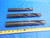 3pcs HSS DRILL BITS 15/16" 1-5/32" & 1-7/16" FOR RADIAL DRILL BRIDGEPORT MILL