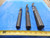 3pcs HSS DRILL BITS 15/16" 1-5/32" & 1-7/16" FOR RADIAL DRILL BRIDGEPORT MILL