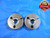 0.504 40 NS THREAD RING GAGES .54 GO NO GO P.D.'S= .4878 & .4852 1/2-40 OVERSIZE