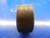 3/8 16 SOLID THREAD RING GAGE .375  GO ONLY QUALITY INSPECTION CHECK 3/8-16