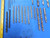 LARGE LOT OF HSS REAMERS AND DRILL BITS MANY SIZES BRIDGEPORT CNC MILL TOOLING