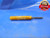 3/32 56 SS SET THREAD PLUG GAGE .09375 GO ONLY P.D. = .0821 3/32-56 S.S. QUALITY