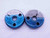 1/2 20 UNF 2A THREAD RING GAGES .5 .50 .500 GO NO GO P.D.'S = .4662 & .4619 - CH2405BU
