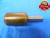 1 1/8 18 NEF 3 SET THREAD PLUG GAGE 1.125 GO ONLY P.D. = 1.0853 TAPERLOCK MEMBER
