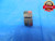4 36 UNS 2A THREAD RING GAGES #4 .112 GO NO GO P.D.'S= .0931 & .0902 NS-2A .1120