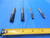 4PCS LOT OF KENNAMETAL 4 FLUTE END MILLS ? TL 1661734 SN 18604001 YOU TELL ME ?