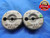 8 60 UNS 2A THREAD RING GAGES #8 .164 GO NO GO P.D.'S = .1525 & .1501 NS-2A TOOL
